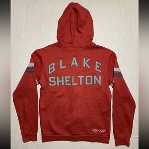 Blake Shelton Red/Gray Hoodie Zip up Sz.L